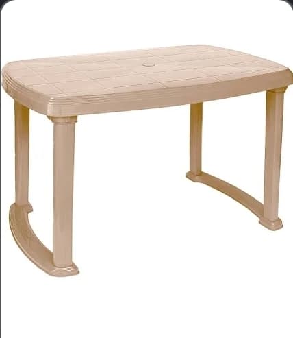plastic table